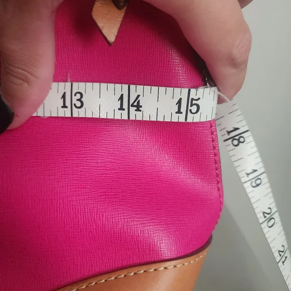 SOLD Dooney & Bourke | Fuschia Dome Satchel - Picture 8 of 8